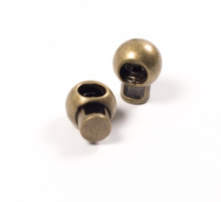 Kordelstopper 2 Stk bronze