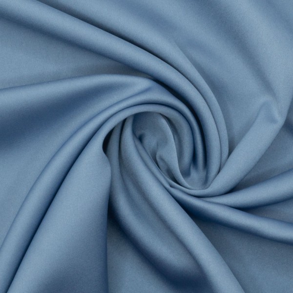 Royal Micro Satin Uni jeansblau