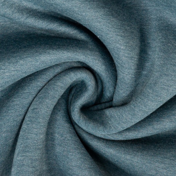 Heavy Jogging Sweat Meliert jeansblau