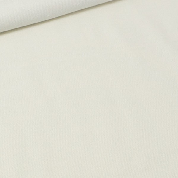 Flanell Baumwolle Uni ecru