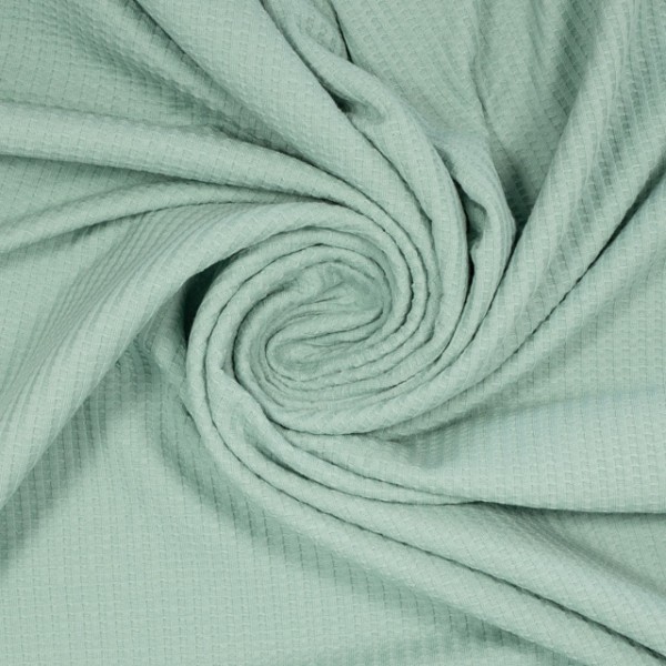 Waffeljersey Mila mint