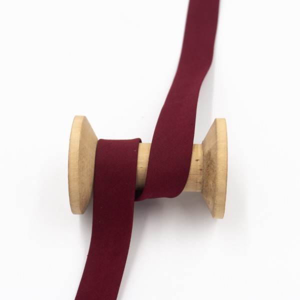 Baumwoll Schrägband bordeaux