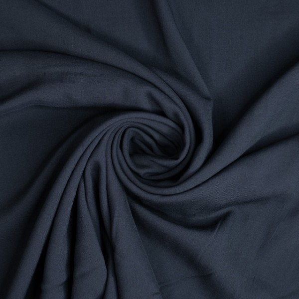 Viskose Popeline Laura navy