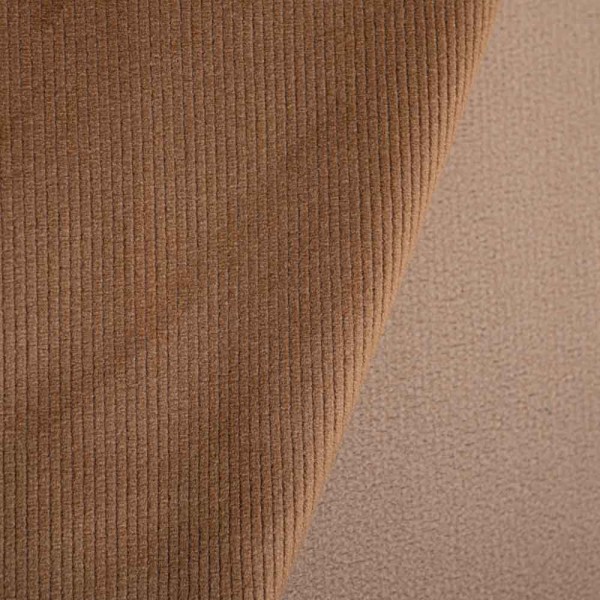 Cord Doubleface mit Fleece Innenseite camel