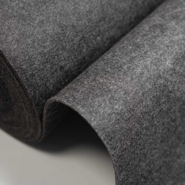 Filz 3mm meliert anthra