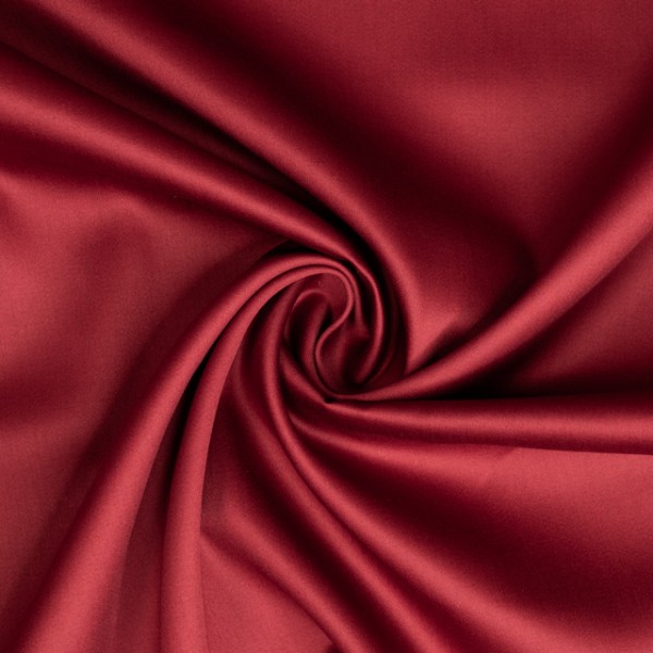 Baumwollsatin Luxury Soft bordeaux
