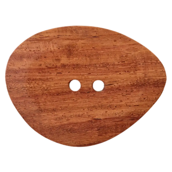 Prym Holzknopf oval 48mm braun