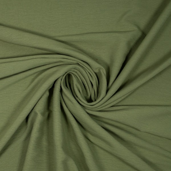 Blusenstoff Softtouch Uni oliv hell