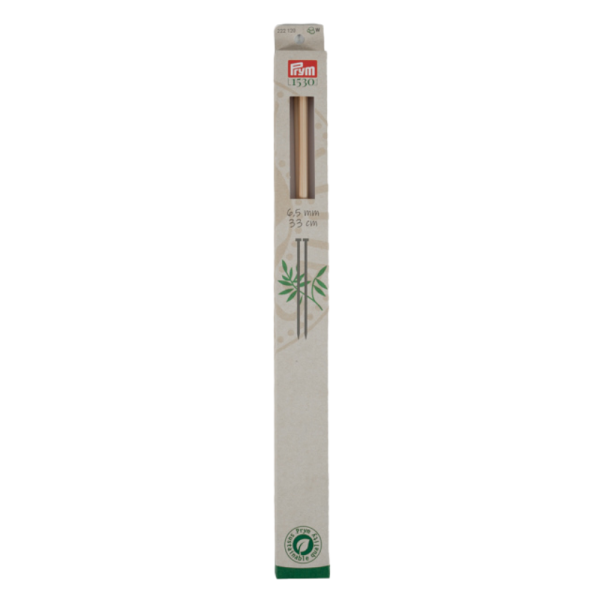 Prym Jackenstricknadeln Bambus 1530 Stärke 6,5mm, 33cm