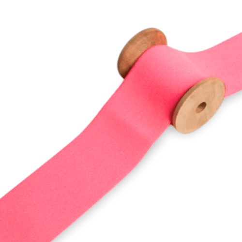 Gummiband 50mm SOFT neon pink