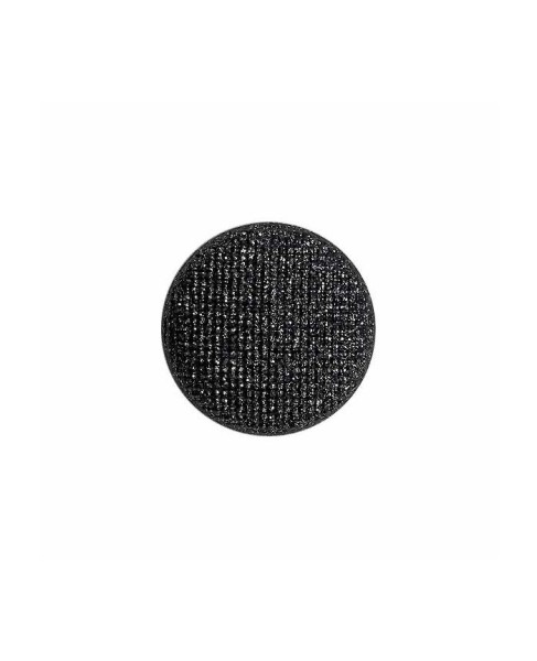 Modeknopf Glitzer 18mm schwarz