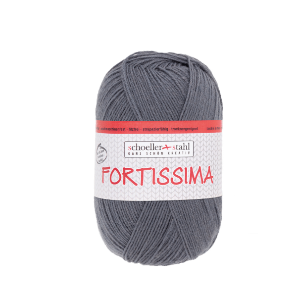 Fortissima 100gr Sockenwolle 4-fädig aubergine