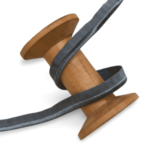 Gummi Paspelband 10mm anthrazit