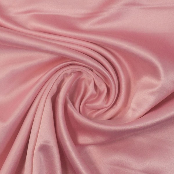 Satin Stretch Glänzend Uni zartrosa