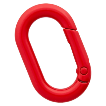 Prym Karabinerhaken Oval 25mm rot