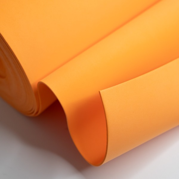 Moosgummi 2mm Uni pastellorange