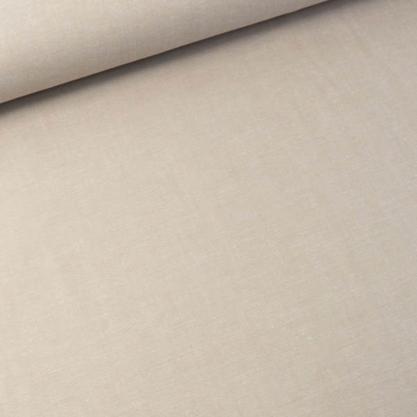 Baumwoll Popeline MELIERT taupe