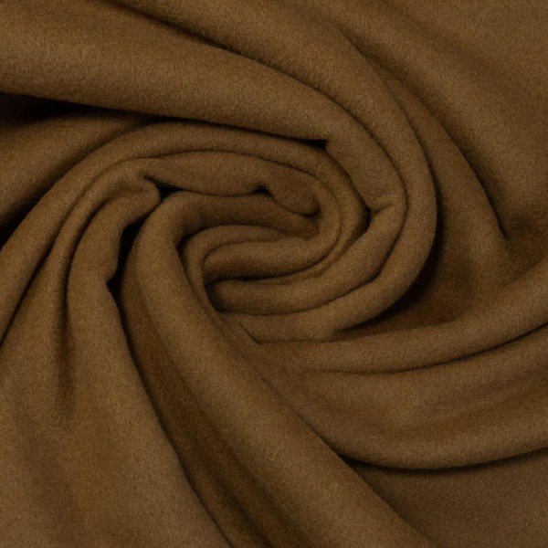 1,00m Zuschnitt Mantelstoff Wool Touch camel