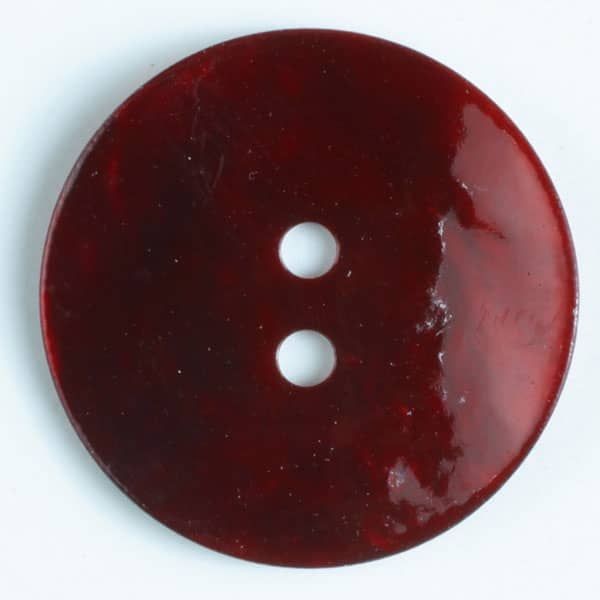 Perlmuttknopf 13mm dunkelrot