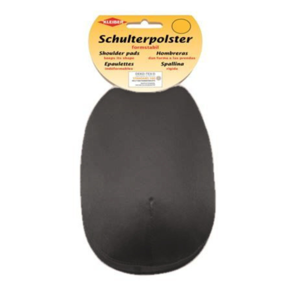 Kleiber Schulterpolster Satin Raglan 2 Stk. schwarz