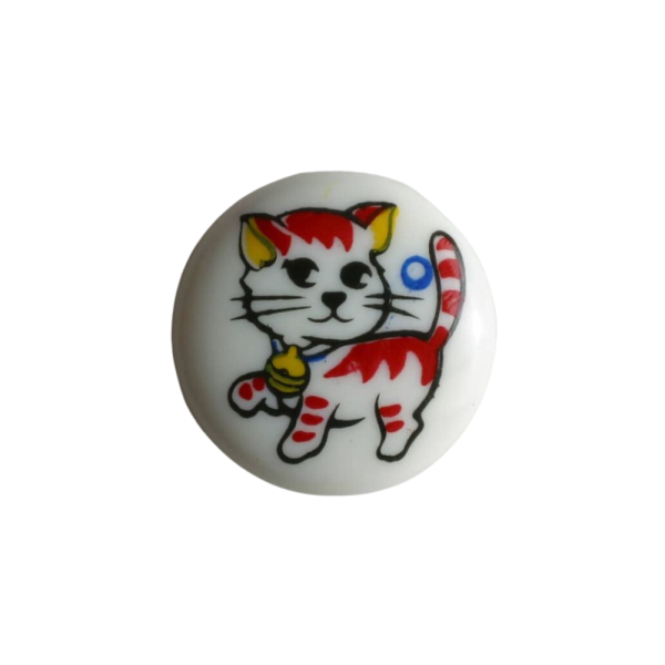 Kinderknopf Katze 15mm