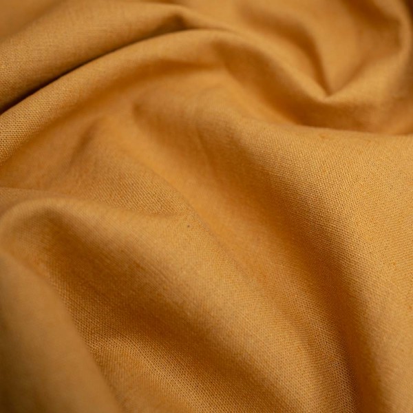 Leinen Baumwolle senfgelb