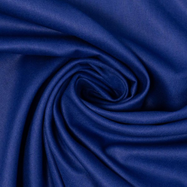 Edle Baumwollwebware royalblau