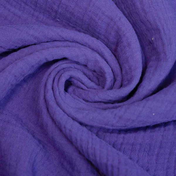 Bio-Musselin Double blaubeere