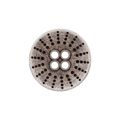 Metallknopf 15mm altsilber