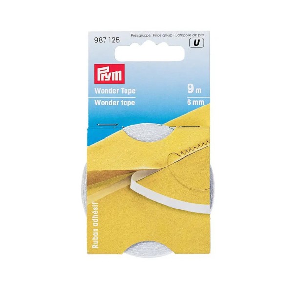 Prym 9m Wonder Tape 6mm transparent