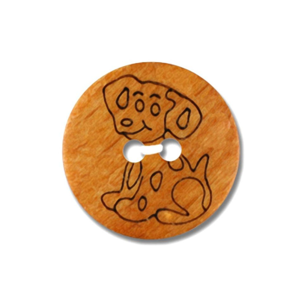 Holzknopf Dalmatiner 18mm