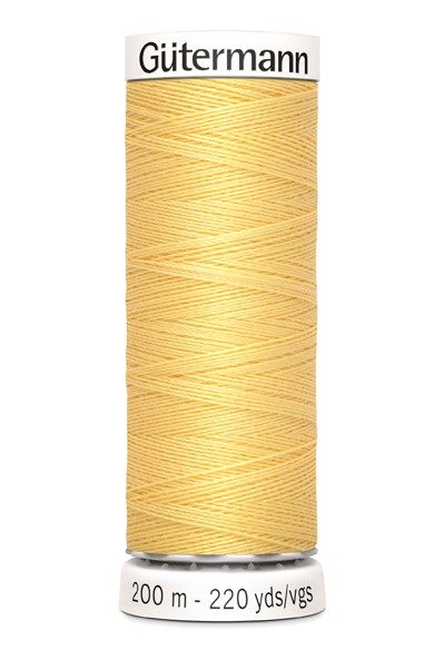 Garn Gütermann Allesnäher 200m pastellgelb Nr. 7