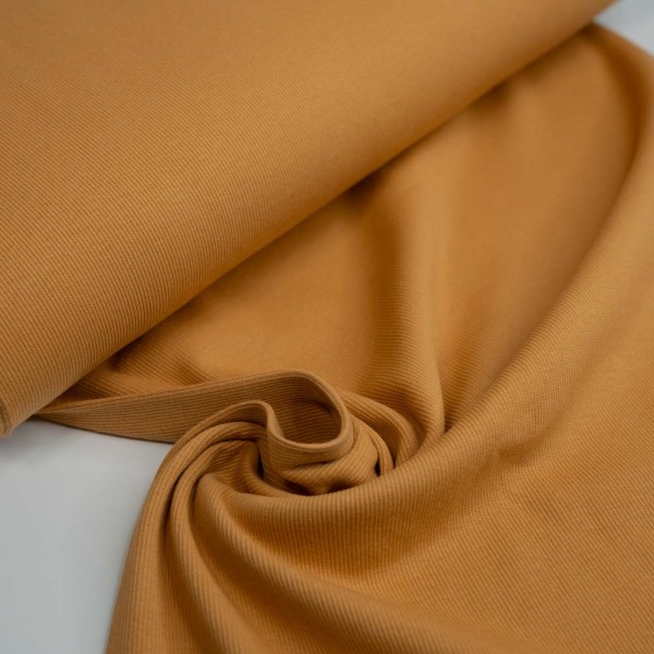 Fein-Ripp Bündchen 100cm breit senfgelb