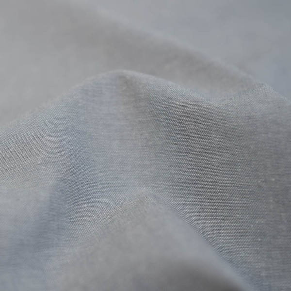 Baumwoll Popeline MELIERT hellgrau