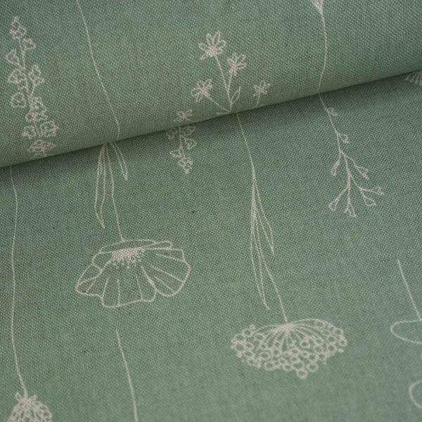 Canvas Blumen salbei