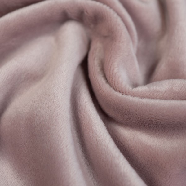 Velours Fleece altrosa hell