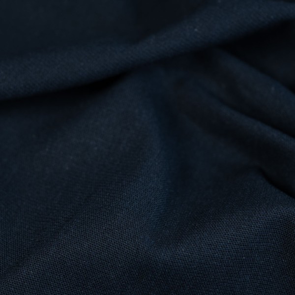Viskose Leinen Stretch dark navy