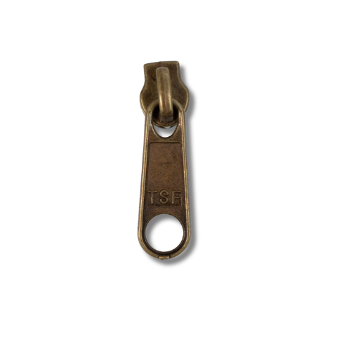 Zipper konisch 4,2mm altmessing