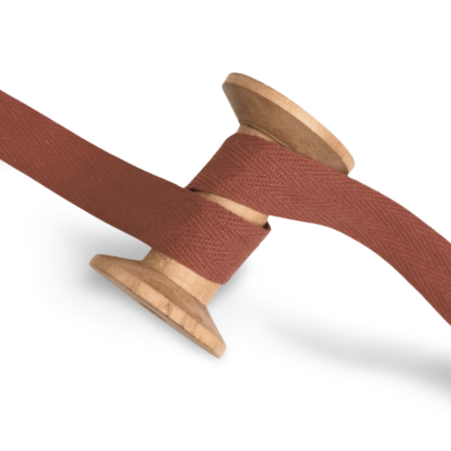 Baumwoll Einfassband 20mm terra