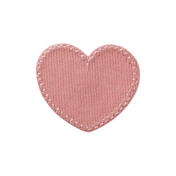 Applikation Herz Cord orange