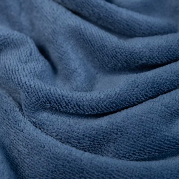 Bamboo Fleece Doubleface jeansblau