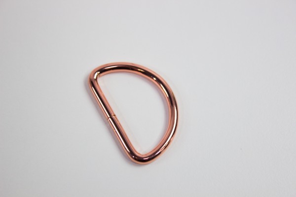D-Ring roségold 40mm