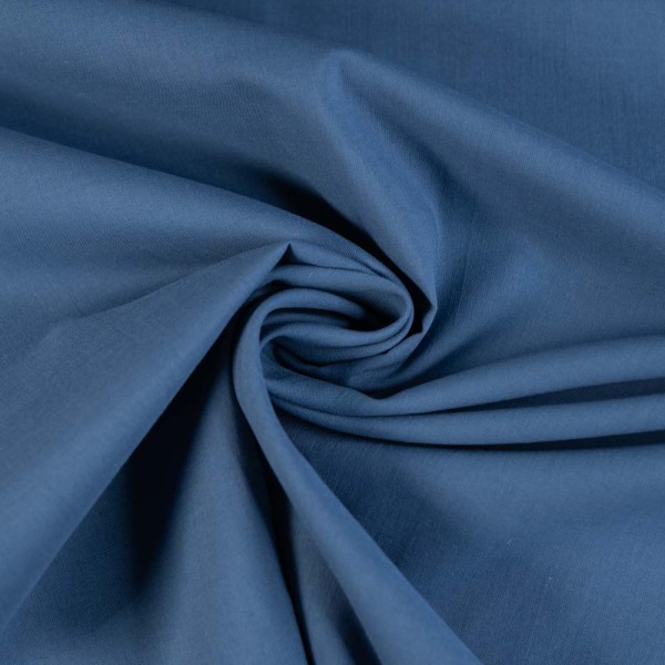Voile Batist Baumwolle jeansblau