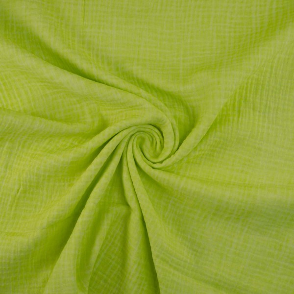 Musselin Double Gauze Vintage limette