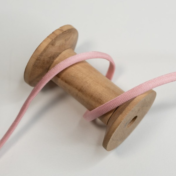 Satin Gummiband 8mm altrosa