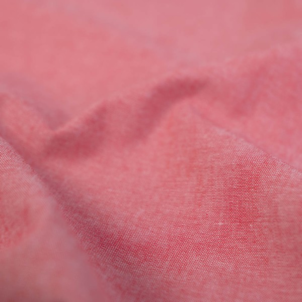 Baumwoll Popeline MELIERT rot