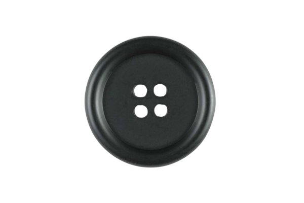 Modeknopf 28 mm schwarz