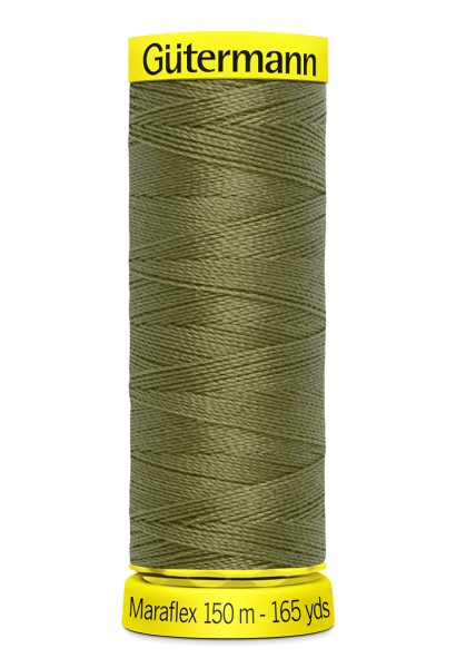 Elastisches Garn Gütermann Maraflex 150m oliv Nr. 432