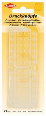Kleiber Druckknöpfe annähbar transparent 7mm