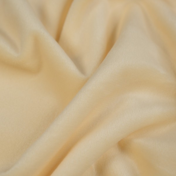 Velours Fleece pastellgelb